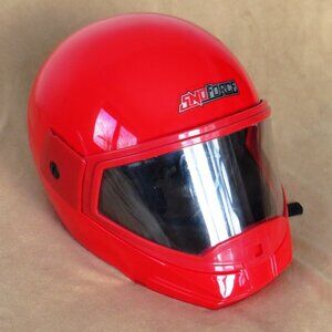 Vintage Yamaha SnoForce Full Face Wedge Snowmobile Helmet - size M